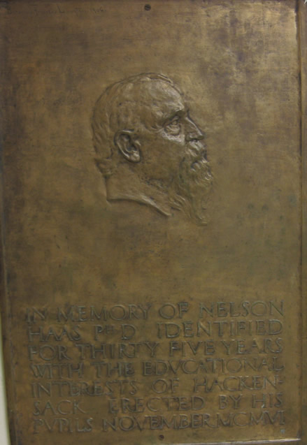 Nelson Haas Plaque